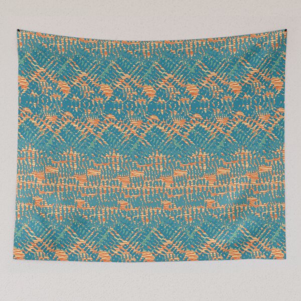 Item preview, abstract ethnic style textural pattern designed and sold by rysunki-malunki.