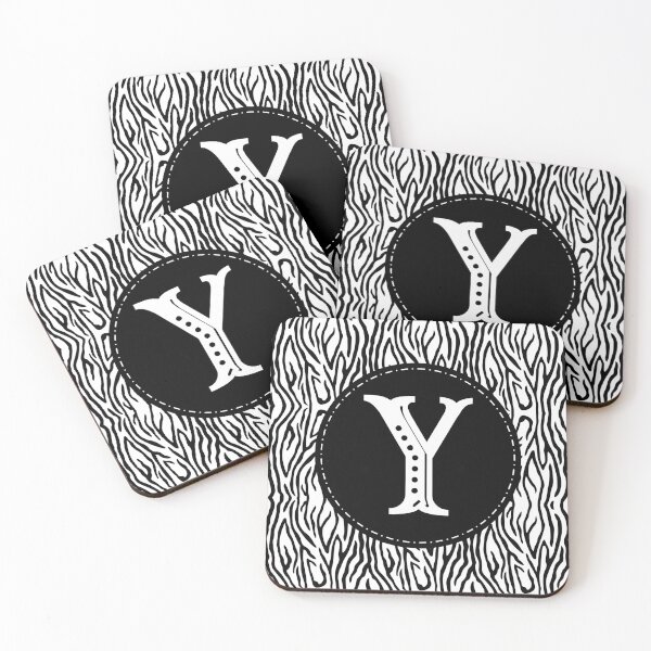 Item preview, Zebra Monogram Letter Y designed and sold by MarkTees.