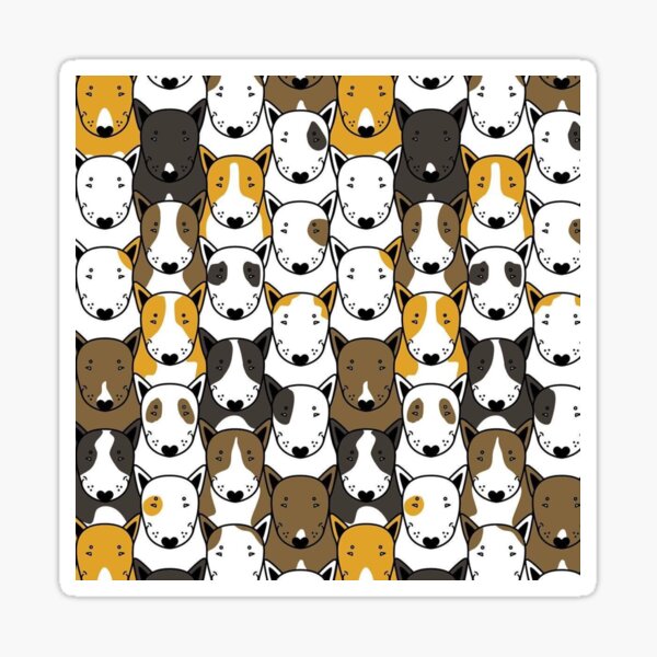 Item preview, bull terrier designed and sold by vred9l.