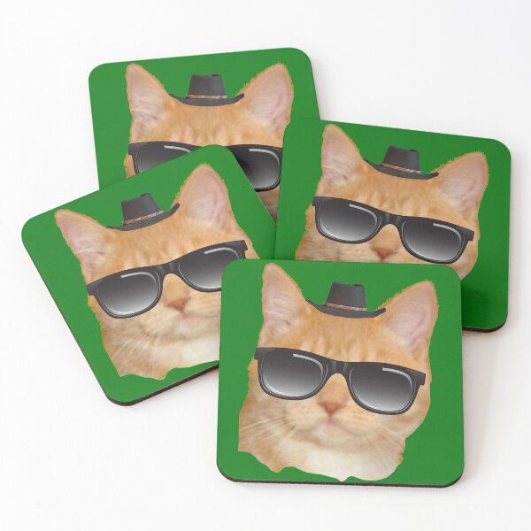 Item preview, Cat in a hat and sunglasses designed and sold by keisthard.