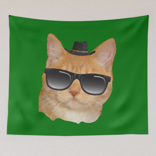 Item preview, Cat in a hat and sunglasses designed and sold by keisthard.