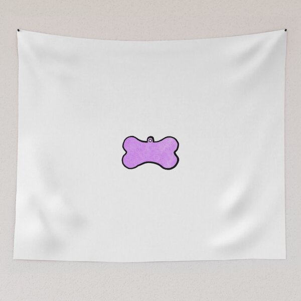 Item preview, Purple, dog name tag designed and sold by Lena Gripp.
