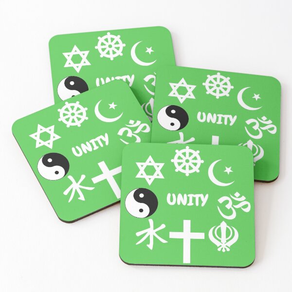 Item preview, Unity Of Religion Clipart Symbols In Green designed and sold by LuckyKermit.