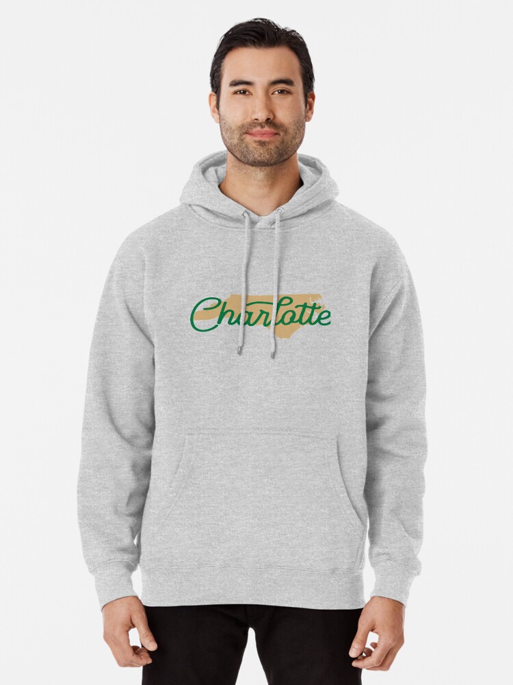 Charlotte, North Carolina - Green and Gold Pullover Hoodie for Sale by  goesbylivvv