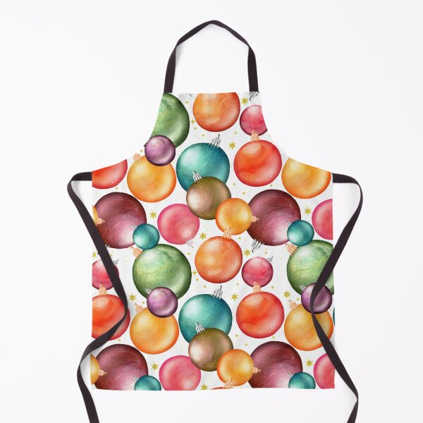 Item preview, Multicolored Christmas Balls Pattern designed and sold by ViridianWonders.
