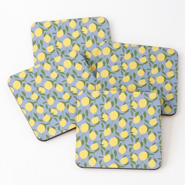 Item preview, Lemon Grove on blue designed and sold by quinnhopp.