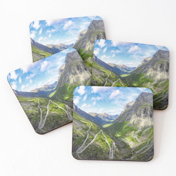 Item preview, Aerial view of Trollstigen, Norway designed and sold by JasperBenoit.