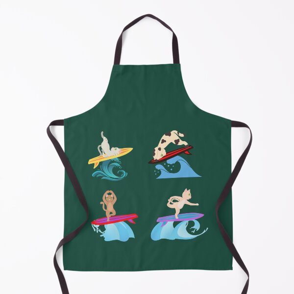 Item preview, Smiling Surfing Yoga Cats | Bizarre Surfers Pack 12 designed and sold by SerendipityNow.
