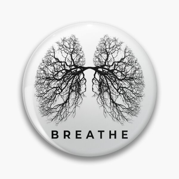Item preview, Breathe - Tree Lungs Of Nature - Just Breathe Yoga Tree Of Life T-Shirt designed and sold by Good Vibe Quotes.