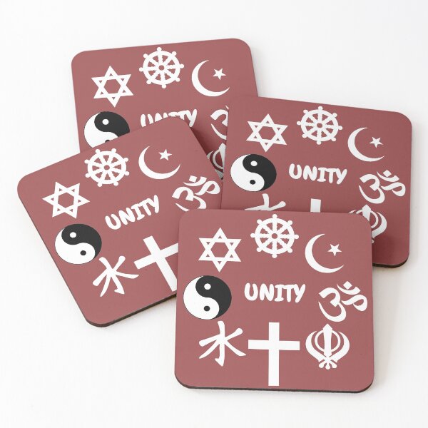 Item preview, Unity Of Religion Clipart Symbols In Red designed and sold by LuckyKermit.