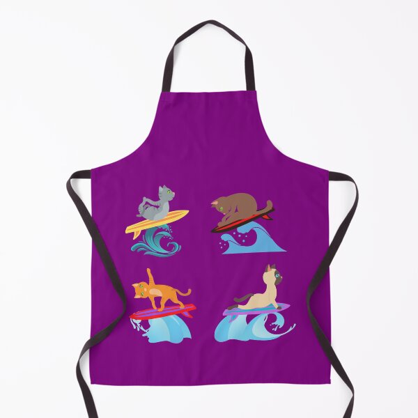 Item preview, Smiling Surfing Yoga Cats | Bizarre Surfers Pack 13 designed and sold by SerendipityNow.