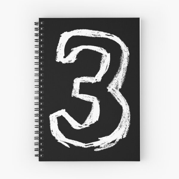 Item preview, Number Three, Vector Digit 3 for Age or Sports Team designed and sold by badlydrawnbabe.