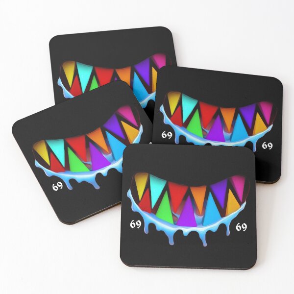 Item preview, 6ix9ine shark teeth colorful  designed and sold by Nishad4.