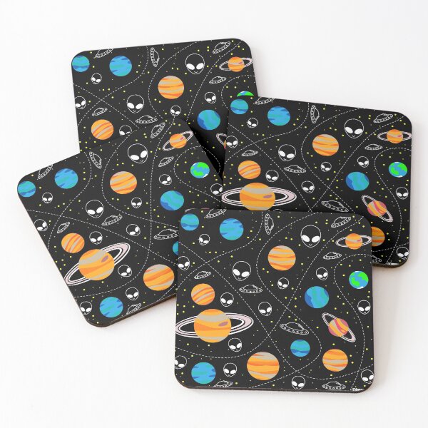 Item preview, alien ware in space planets pattern ecopop designed and sold by jorgelebeau.