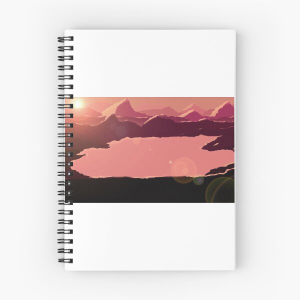 Item preview, 2D Landscape mountain and sun designed and sold by K. Sandya J.