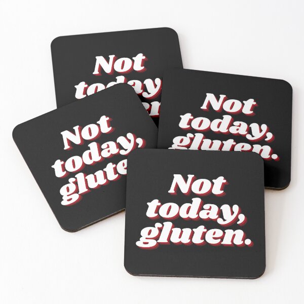Artikelvorschau, Glutenfrei "Nicht heute, Gluten." entworfen und verkauft von AllergyClub.