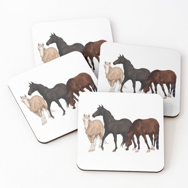 Item preview, Three Horses designed and sold by j_sking.art ..
