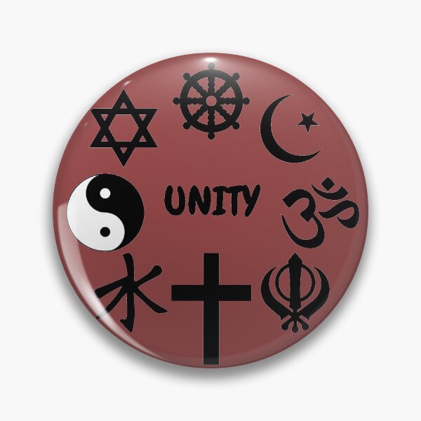 Item preview, Unity Of Religion Black Clipart Symbols In Red designed and sold by LuckyKermit.