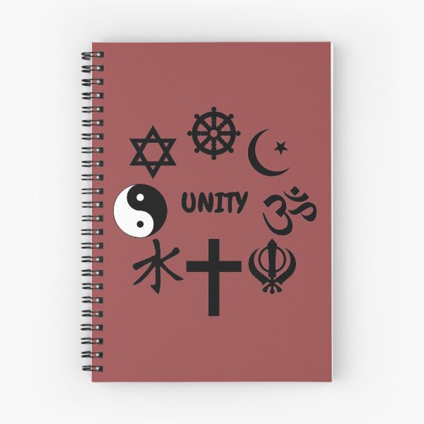 Item preview, Unity Of Religion Black Clipart Symbols In Red designed and sold by LuckyKermit.