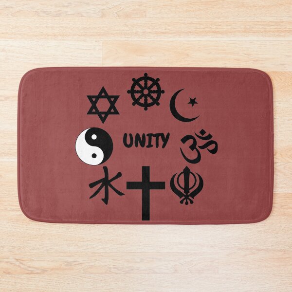 Item preview, Unity Of Religion Black Clipart Symbols In Red designed and sold by LuckyKermit.