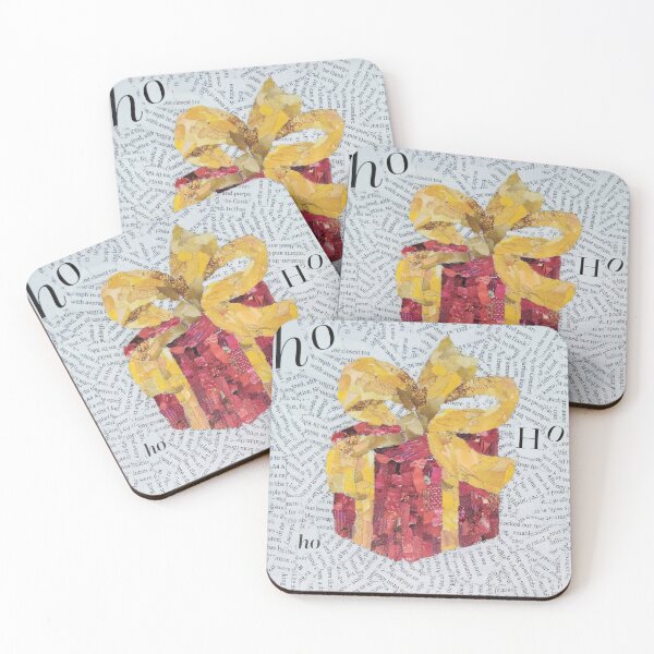 Item preview, Golden Ribbon Wrapped Gift - Christmas Collection designed and sold by Creative Wanderer Co.