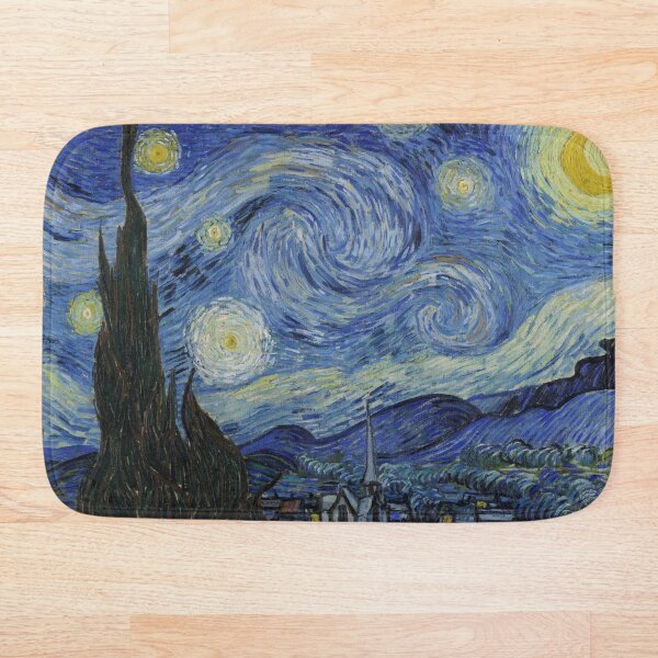 Starry Night Bath Mat