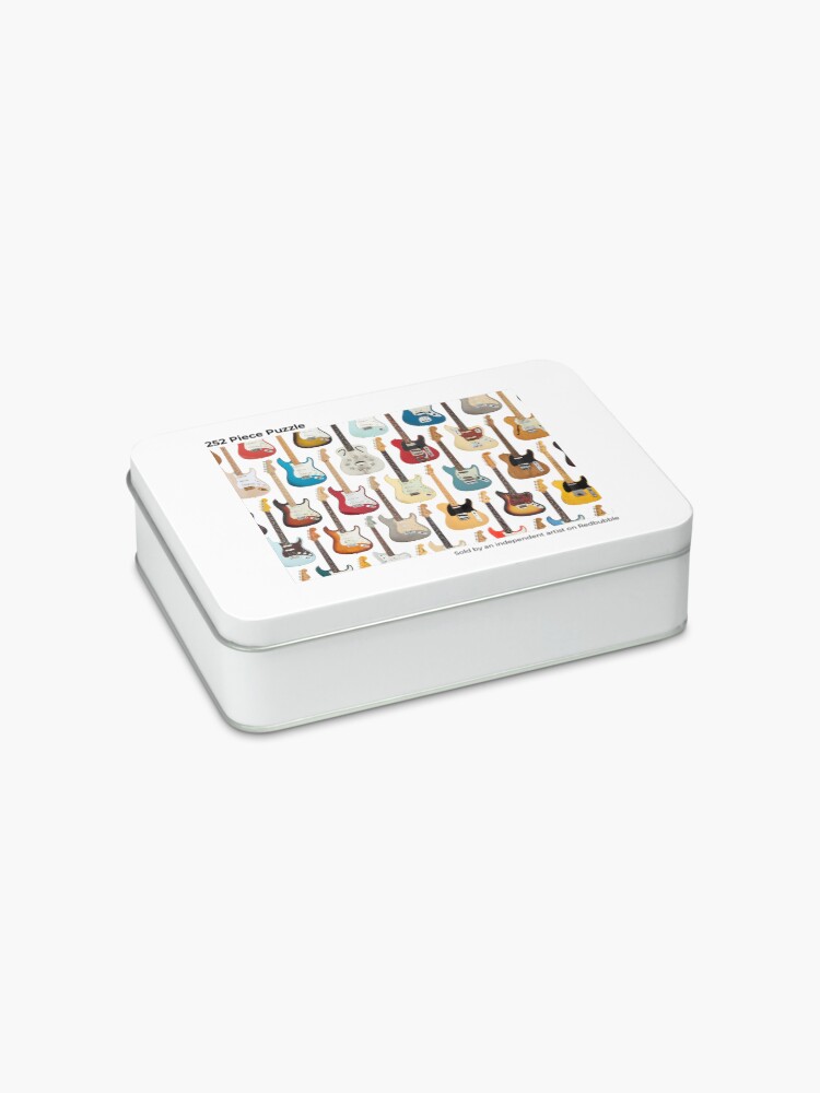 Alternate view of Vintage Fender Guitar Collection Jigsaw Puzzle