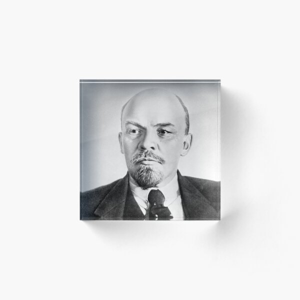 Vladimir Lenin. Vladimir Ilyich Ulyanov, better known by his alias Lenin, was a Russian revolutionary, politician, and political theorist. Acrylic Block