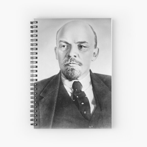 Vladimir Lenin. Vladimir Ilyich Ulyanov, better known by his alias Lenin, was a Russian revolutionary, politician, and political theorist. Spiral Notebook