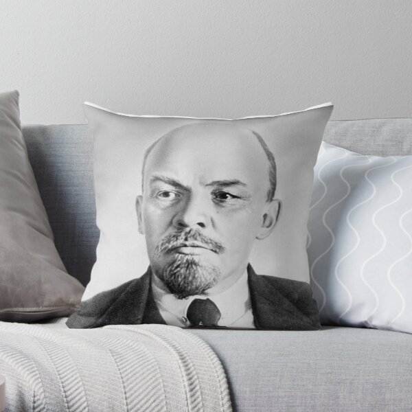 Vladimir Lenin. Vladimir Ilyich Ulyanov, better known by his alias Lenin, was a Russian revolutionary, politician, and political theorist. Throw Pillow