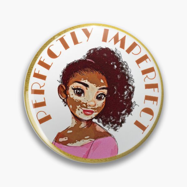 Item preview, Perfectly imperfect. Vitiligo beauty and support illustration. designed and sold by soniaaseguin.
