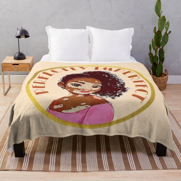 Item preview, Perfectly imperfect. Vitiligo beauty and support illustration. designed and sold by soniaaseguin.