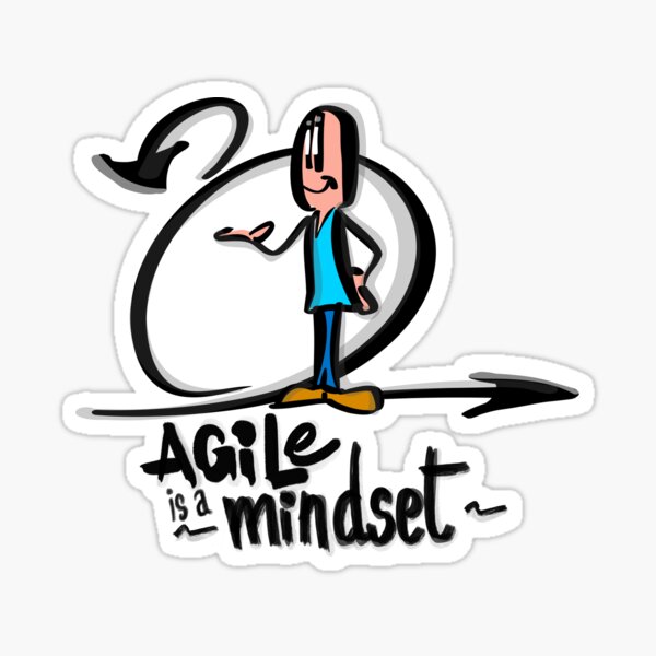 Agile is a mindset Sticker