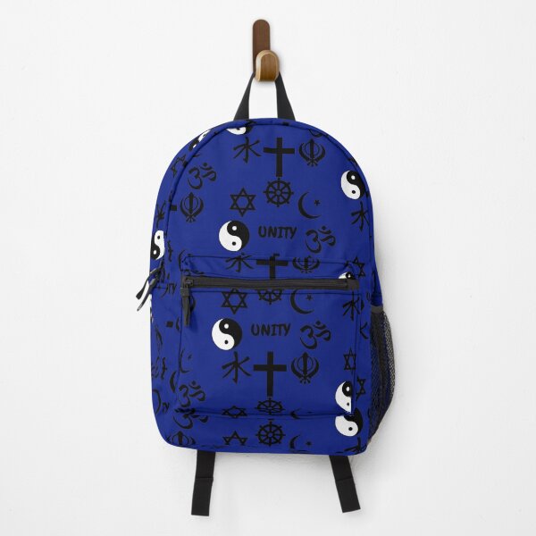 Item preview, Unity Of Religion Black Clipart Symbols In Blue designed and sold by LuckyKermit.