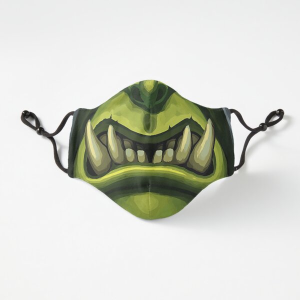 Fantasy orc face Fitted 3-Layer