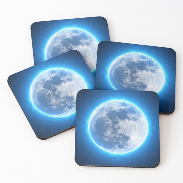 Item preview, Full Moon on Azure blue sky designed and sold by Delicarte.