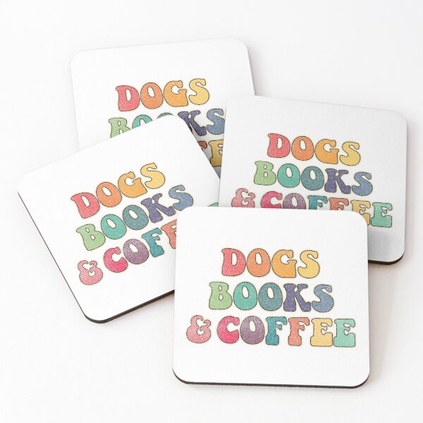 Item preview, Dogs Books and Coffee designed and sold by TheLemonBox.