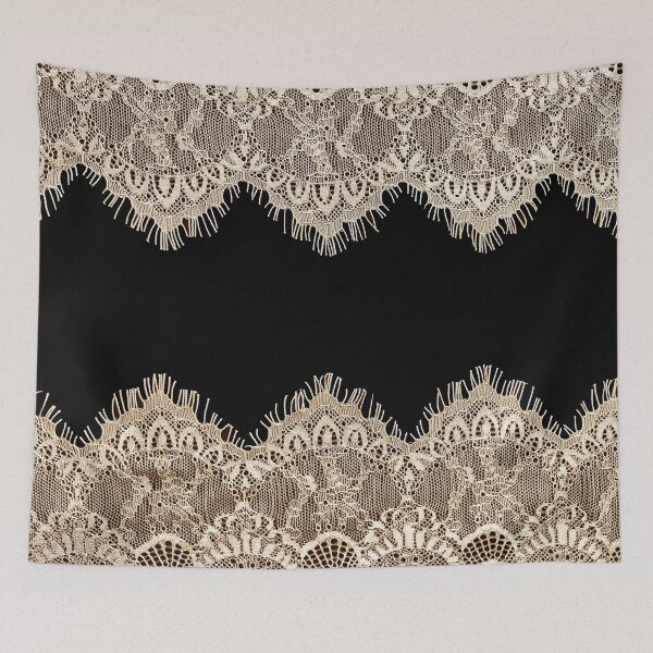 Item preview, Black and Gold lace pattern designed and sold by patternme.