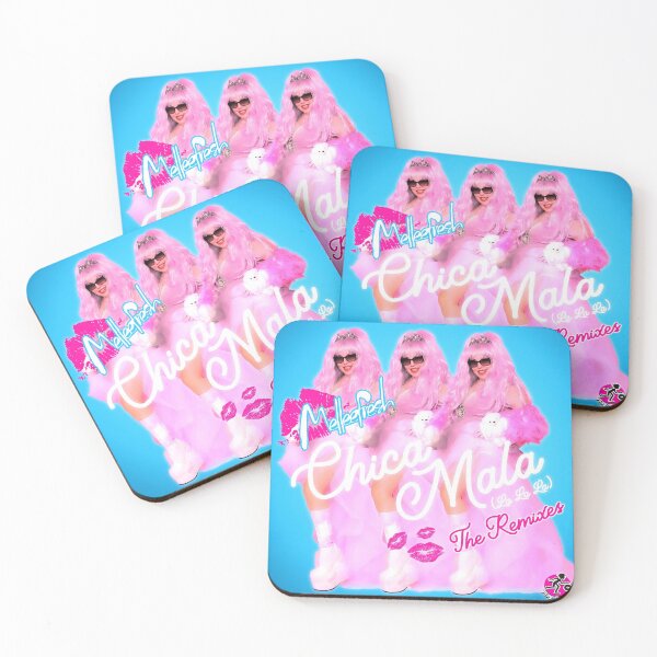 CHICA MALA Coasters (Set of 4)