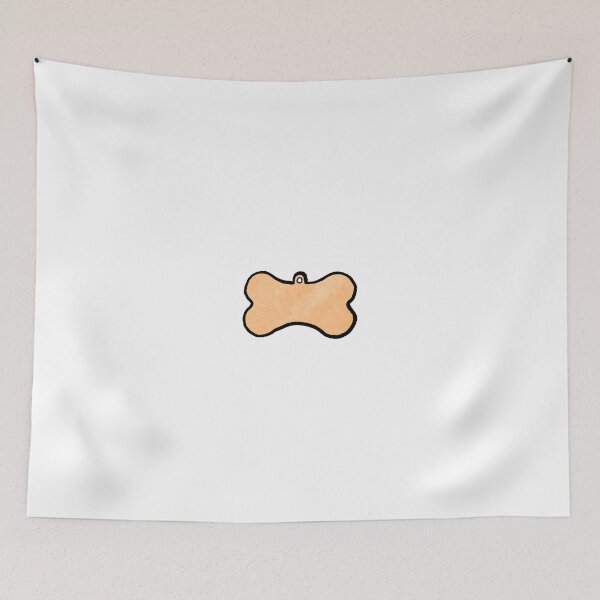 Item preview, Orange, dog name tag designed and sold by Lena Gripp.