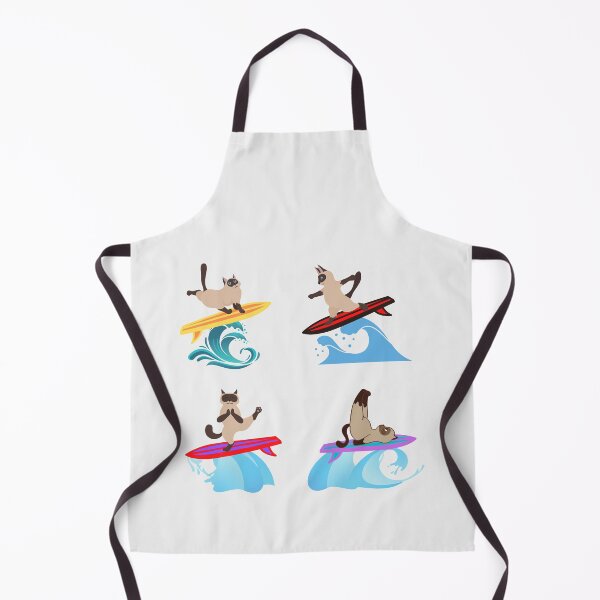 Item preview, Siamese Surfing Yoga Cats | Bizarre Surfers Pack 16 designed and sold by SerendipityNow.