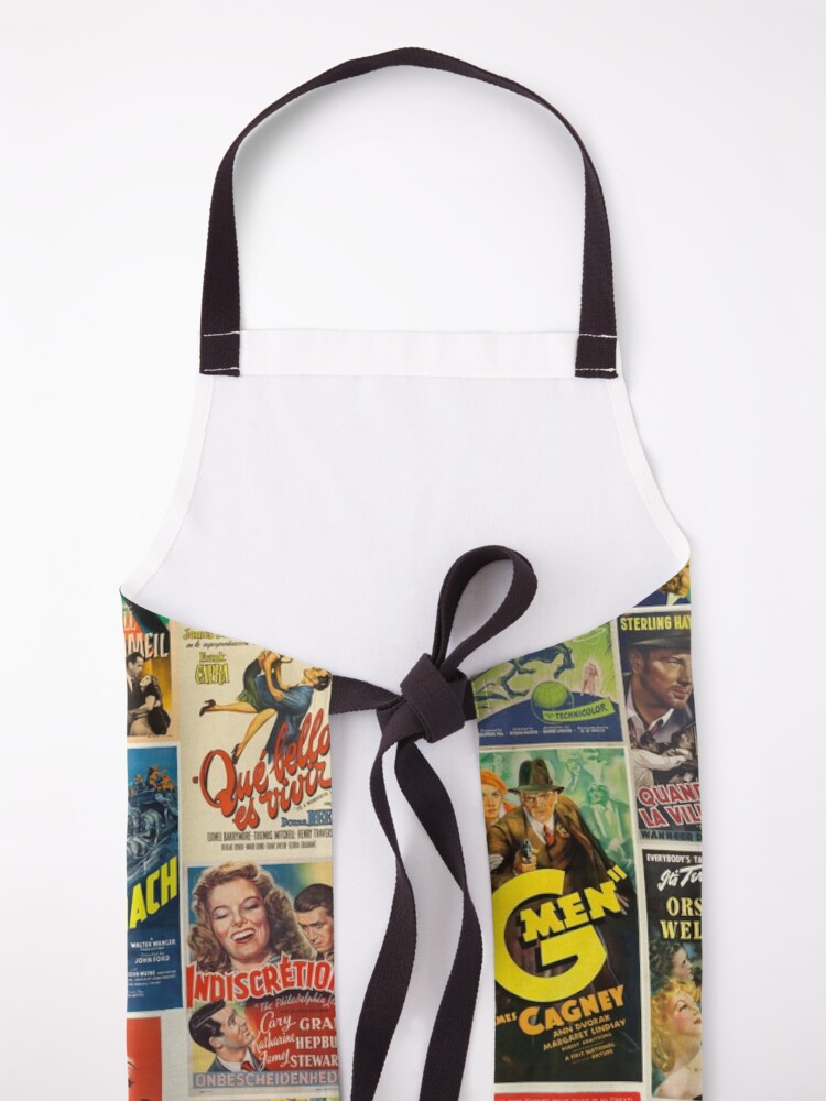 Alternate view of Classic Movie Poster Collage Apron