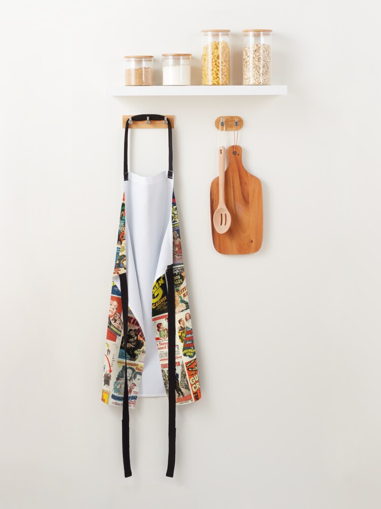Alternate view of Classic Movie Poster Collage Apron