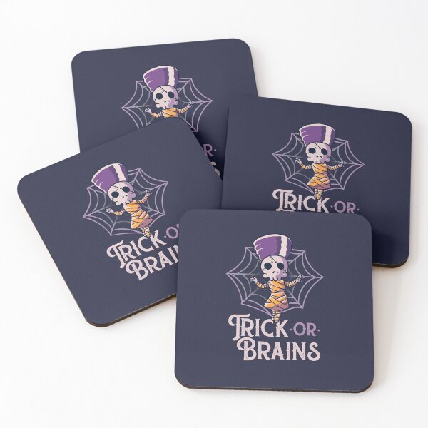 Item preview, Trick Or Brains Funny Cute Spooky designed and sold by EduEly.