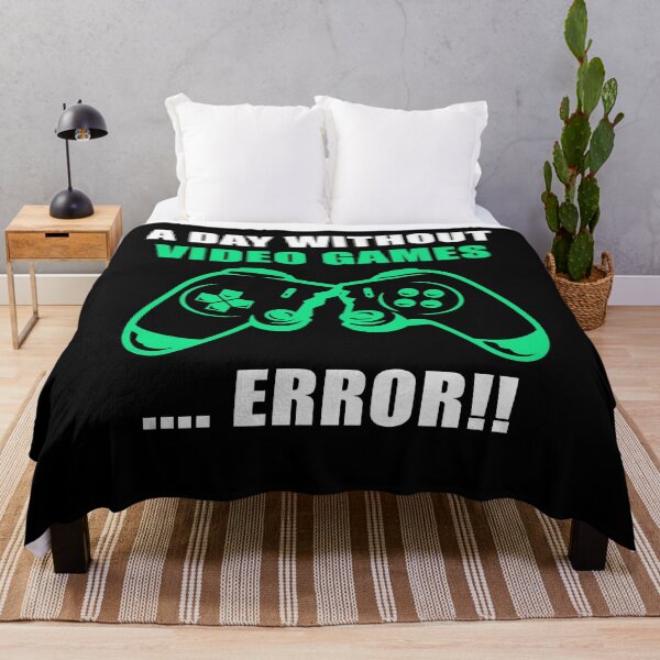 Item preview, A day Without Video Games Error Funny Gaming Gamer Gifts designed and sold by aubb7.