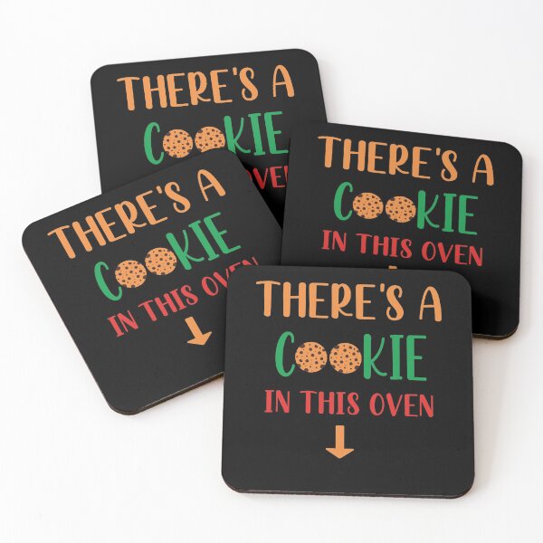 Item preview, Theres A Cookie in This Oven - Cookie Pregnancy Announcement - Cookie Mom To Be Gift designed and sold by Run to Creations.
