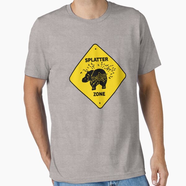 Item preview, Splatter Zone - Funny Sign Gift designed and sold by Richard529.