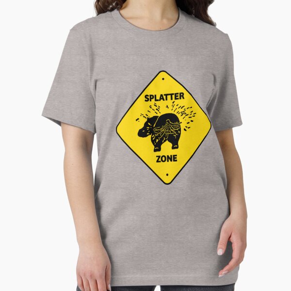 Item preview, Splatter Zone - Funny Sign Gift designed and sold by Richard529.