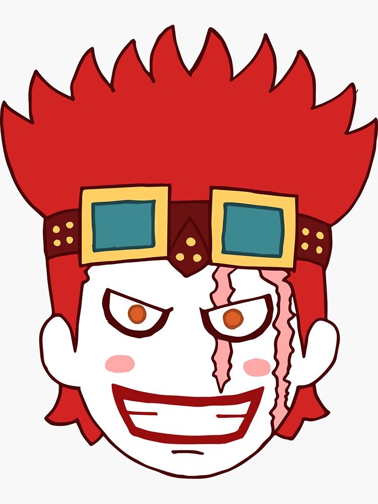 One Piece Eustass Kid Pixel Art Sticker for Sale by kobmamba