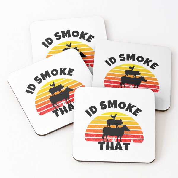 Item preview, Funny BBQ Grilling Meat Lover Gift, I'd Smoke that designed and sold by hamid2d.